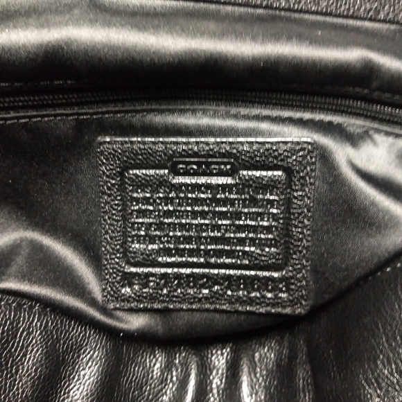 Coach Black Leather Bag - Picture 6 of 6